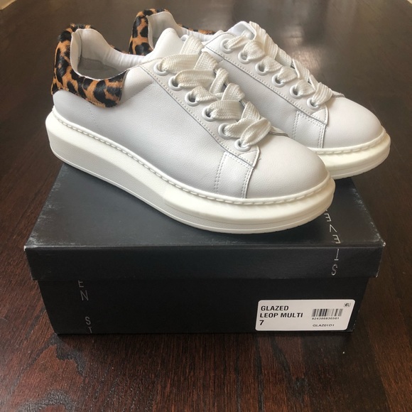steven by steve madden glazed platform sneaker